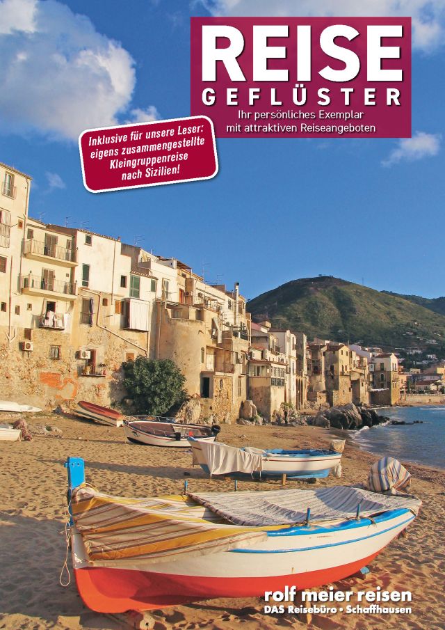 Cover des Magazins «Reisegeflüster»